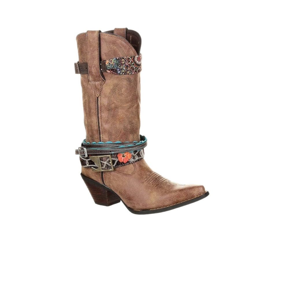 Durango Womens Crush Boots with Embellished Straps